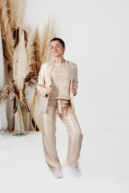 NOALI BLAZER MIRROR BEIGE
